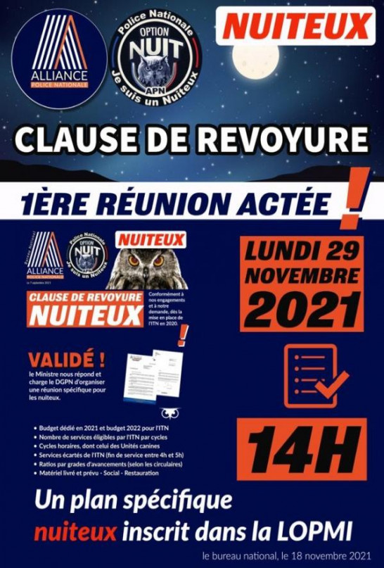 CLAUSE DE REVOYURE 1ÈRE RÉUNION ACTÉE