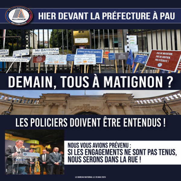 Hier devant la préfecture à Pau, demain, tous à Matignon ?