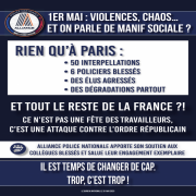 1er Mai : Violence, chaos… et on parle de manif sociale ?