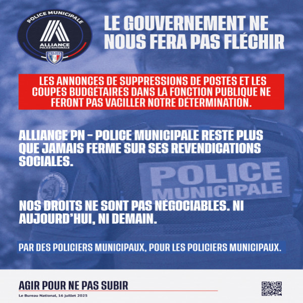 LE GOUVERNEMENT NE NOUS FERA PAS FLECHIR