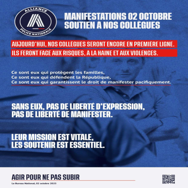 MANIFESTATIONS 2 OCTOBRE