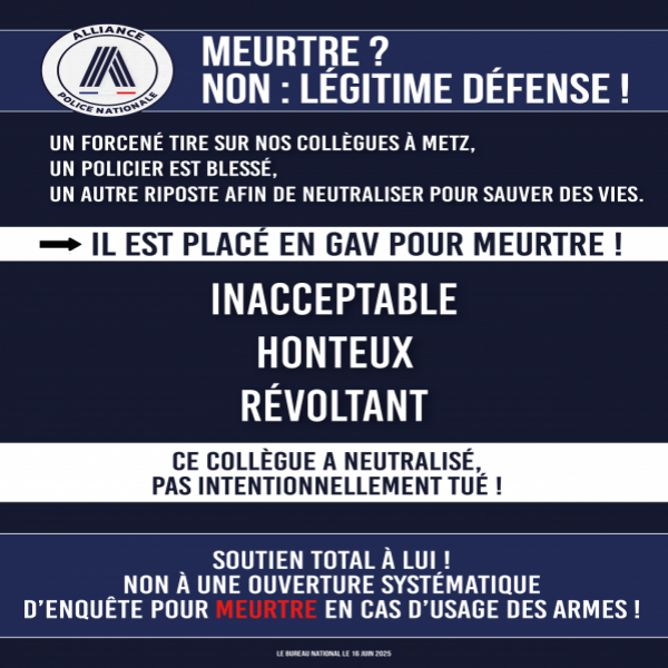MEURTRE ? NON : LÉGITIME DÉFENSE !