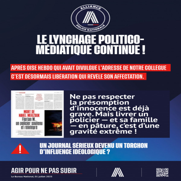 Le lynchage politico médiatique continue !