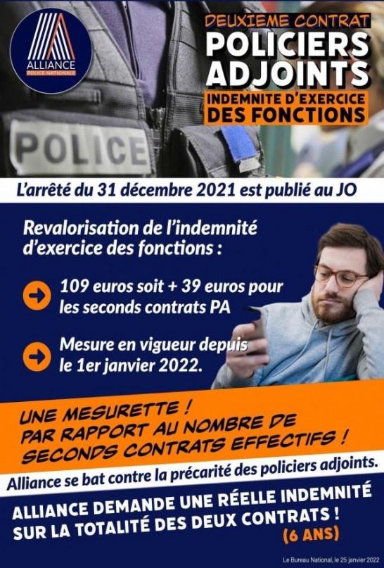 DEUXIEME CONTRAT POLICIERS ADJOINTS