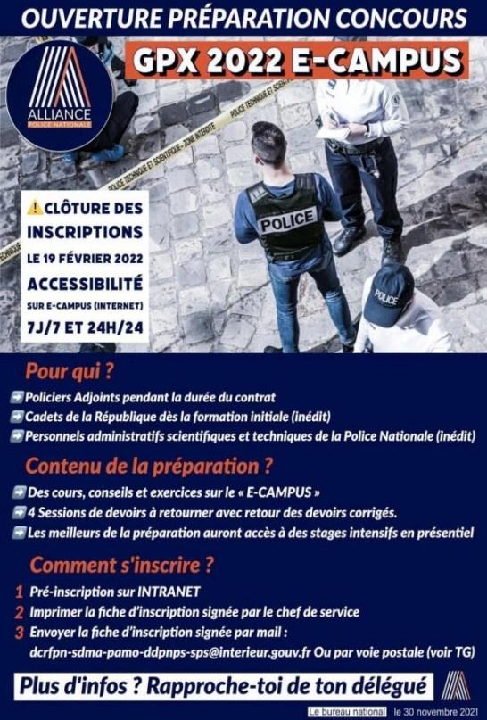 OUVERTURE PRÉPARATION CONCOURS