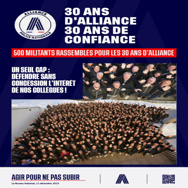 30 ANS D'ALLIANCE 30 ANS DE CONFIANCE